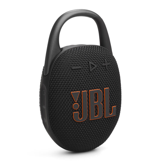 JBL Clip 5 Bocina Portátil Bluetooth, 7W de Potencia, Reproducción 12 Horas, Resistente al Agua y al Polvo IP67 - Negro