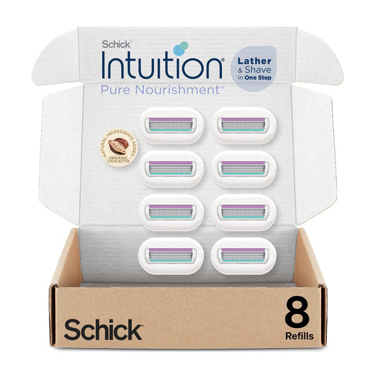 Recambios de Cuchillas Schick Intuition Pure Nourishment Coco Leche y Aceite de Almendra para Mujer