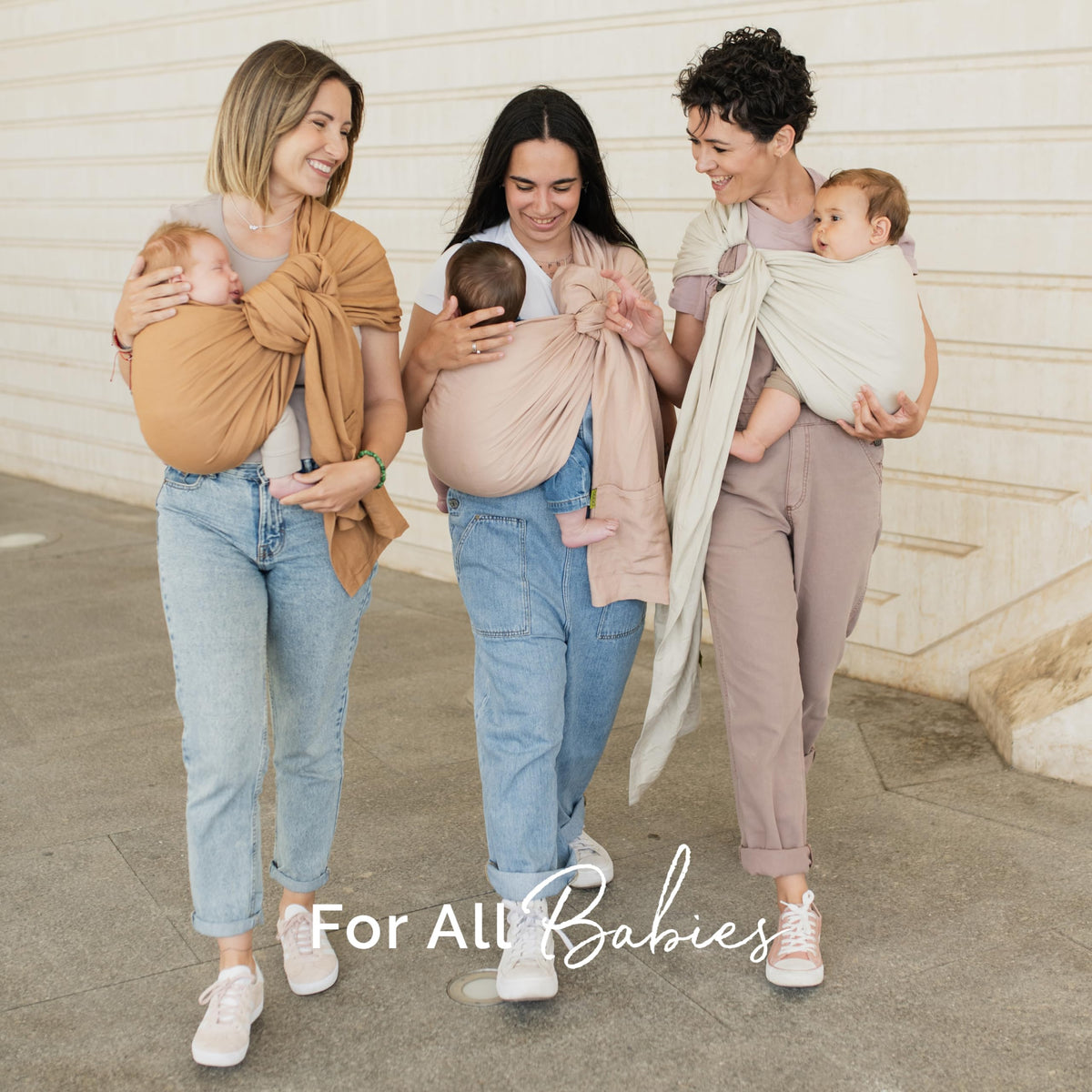 Boba Ring Sling Portabebés - Para recién nacidos hasta niños pequeños, ligero y transpirable, saludable para la cadera, carga frontal y en cadera, 3.6–15.9 kg (8–35 lbs) (Peonía)