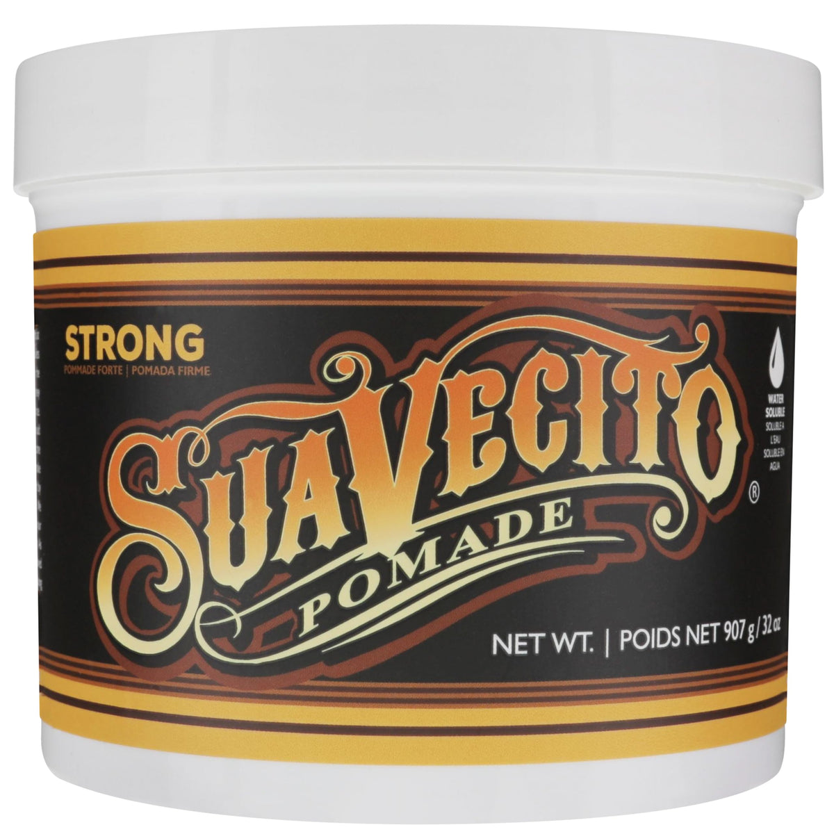 Suavecito Pomade Firme Cera Para Cabello de Fijacion Media Brillo Medio 65g Todo Tipo de Cabello Firme (907 g (Paquete de 1))