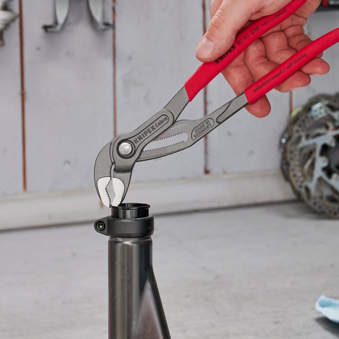 Knipex 8701250 Pinza Extensión Dentada 10, 250 mm