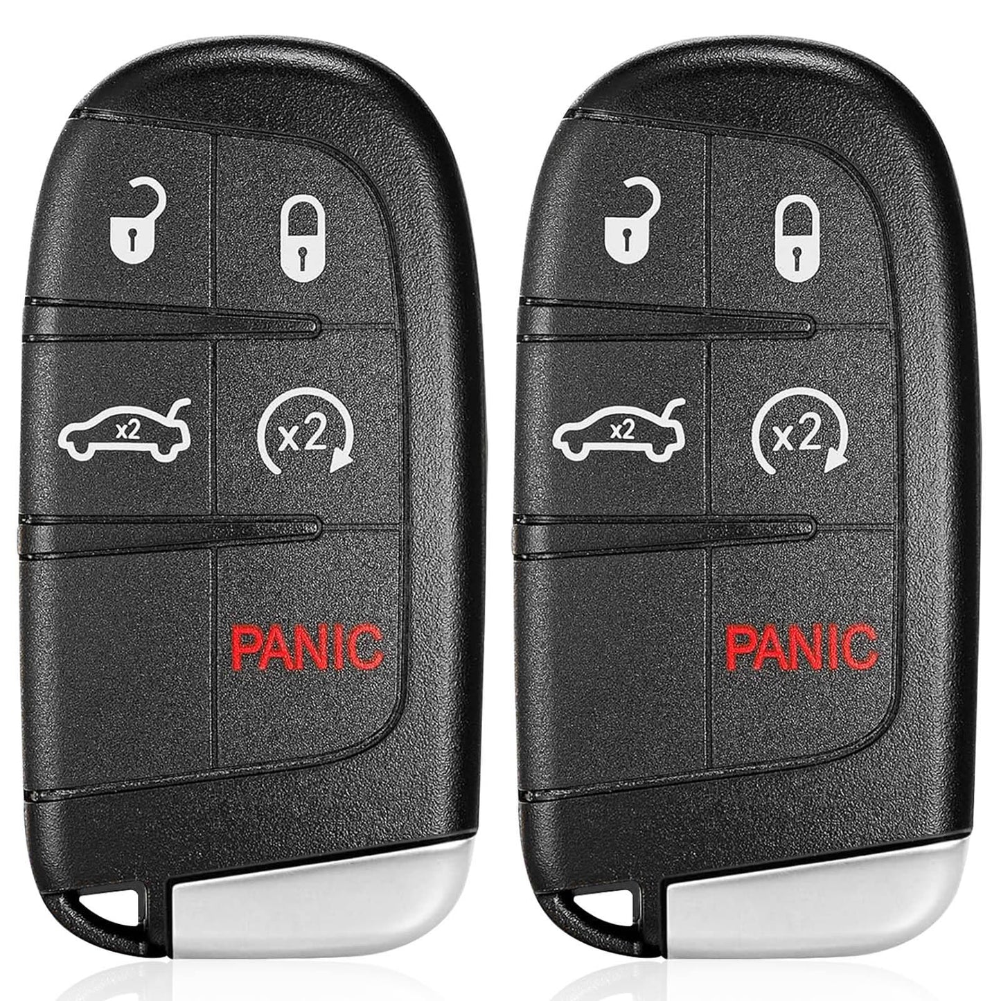 CAUORMOTE Llave de coche con control remoto para Dodge Dart Charger Challenger Chrysler 300 (M3N-40821302), juego de 2