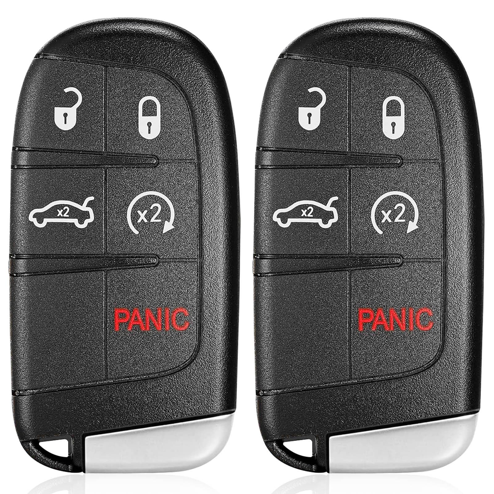 CAUORMOTE Llave de coche con control remoto para Dodge Dart Charger Challenger Chrysler 300 (M3N-40821302), juego de 2