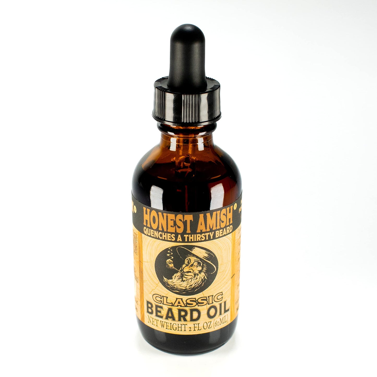 Honest Amish Aceite Clásico para Barba, 2 oz