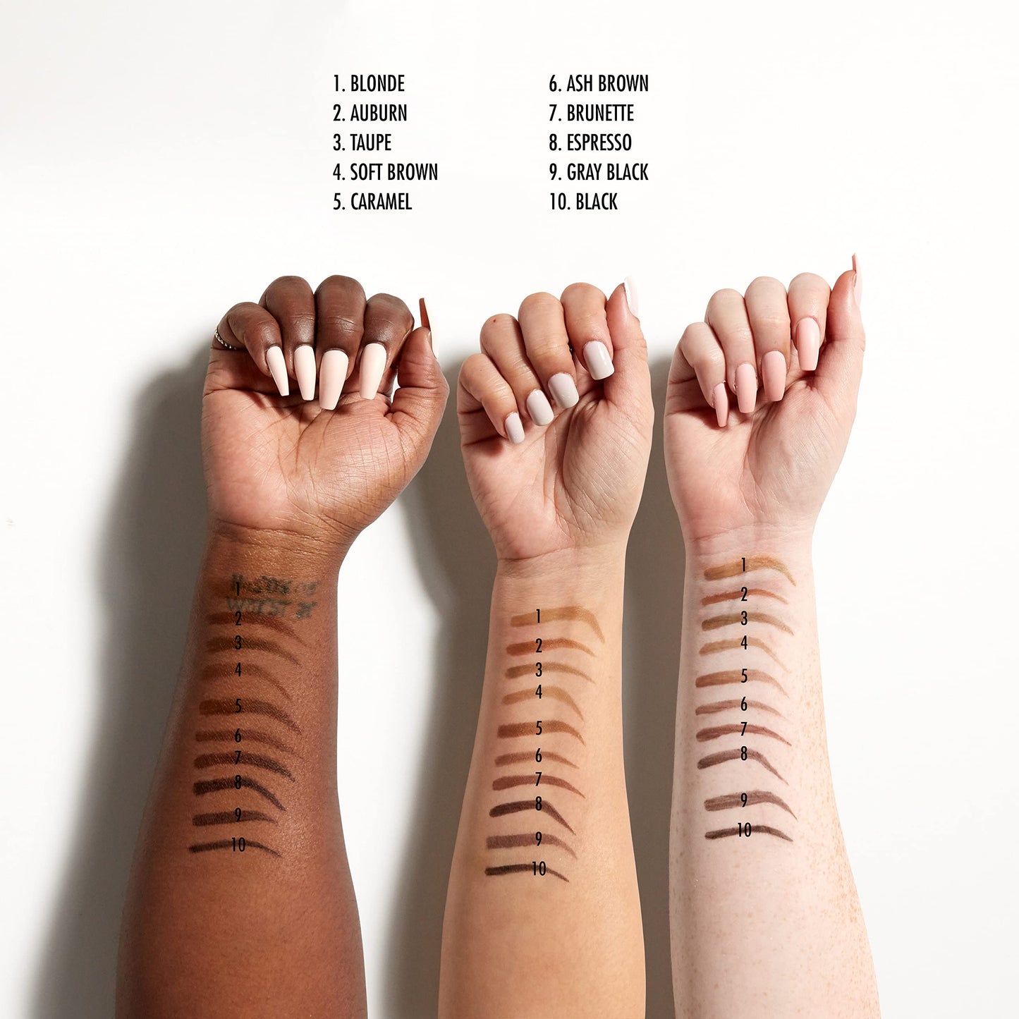 NYX Professional Makeup, Lift and Snatch, Plumín de cejas, Tono Ash Brown