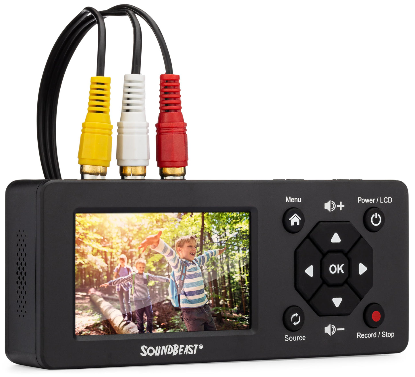 SoundBeast Video Capture Box 2.0 - Grabar vídeo y audio de VCR, VHS, AV, RCA, S-Video, Hi8, videocámara, DVD, reproductores de cinta de cassette, estéreos, tocadiscos