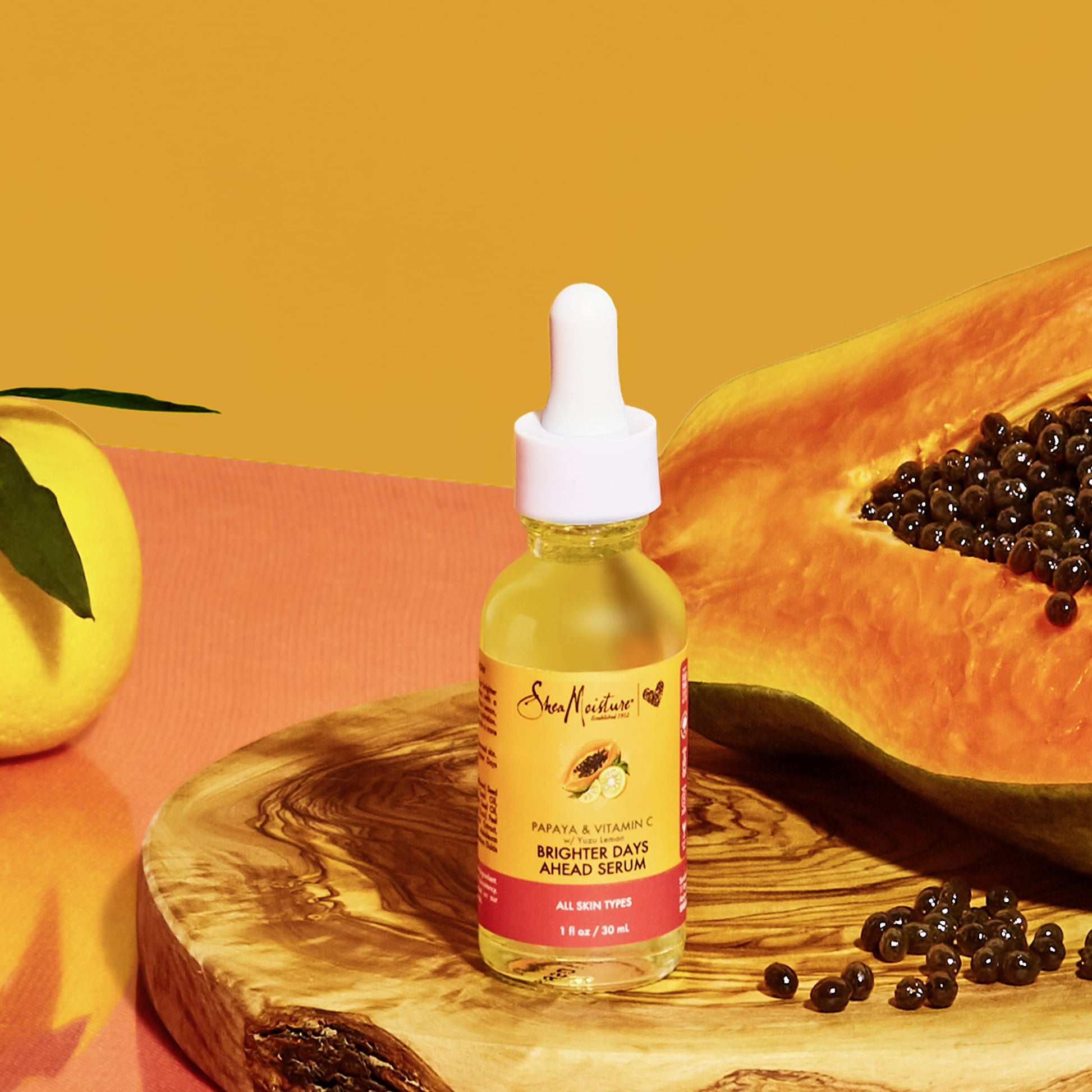 SHEA MOISTURE SheaMoisture Serum For All Skin Types Papaya and Vitamin C Vitamin C Serum 1 oz