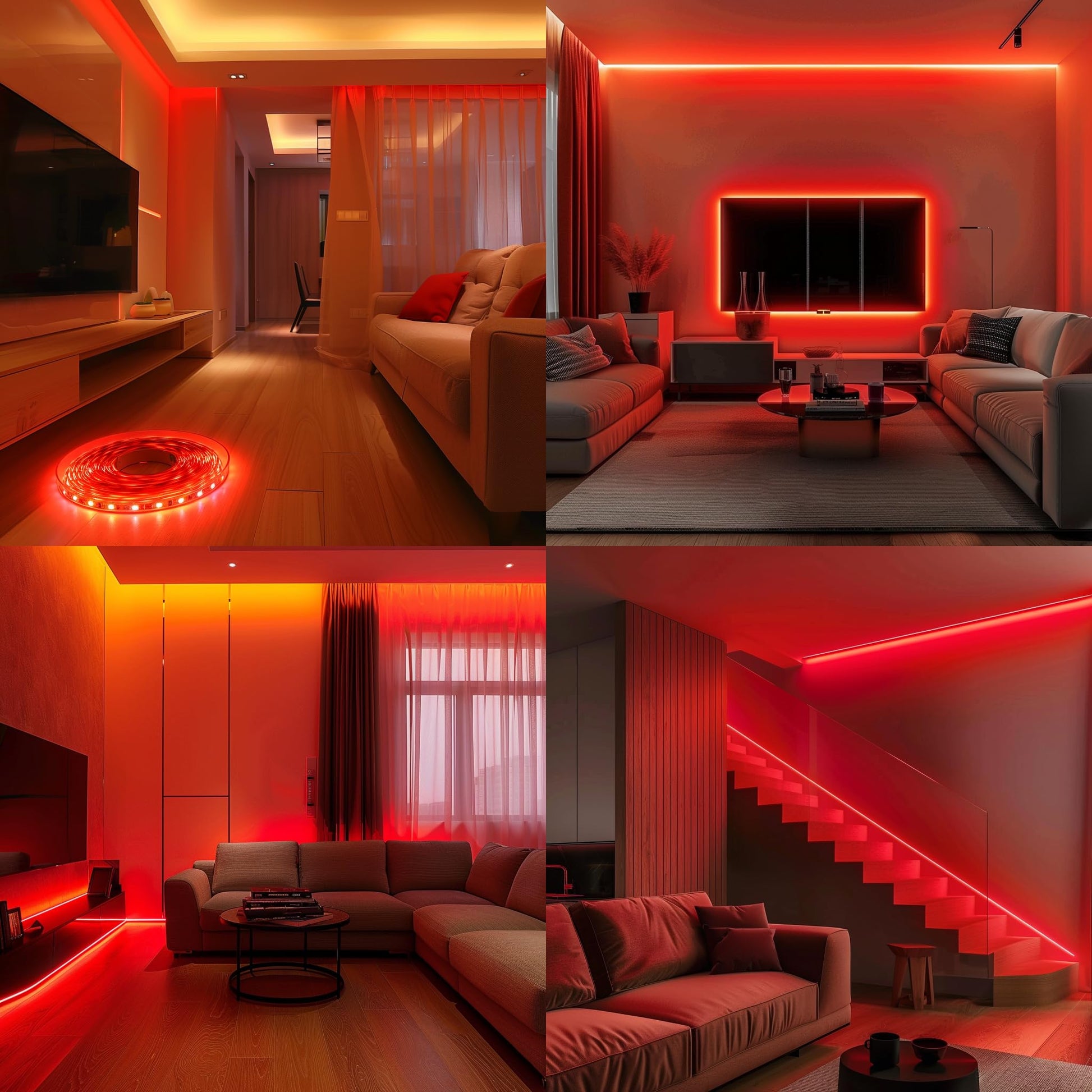Tira de LED COB TOPAI 24 V Estrecha 5 mm CRI>90 400 LEDs/M Autoadhesiva Flexible para Bricolaje Dormitorio Iluminación