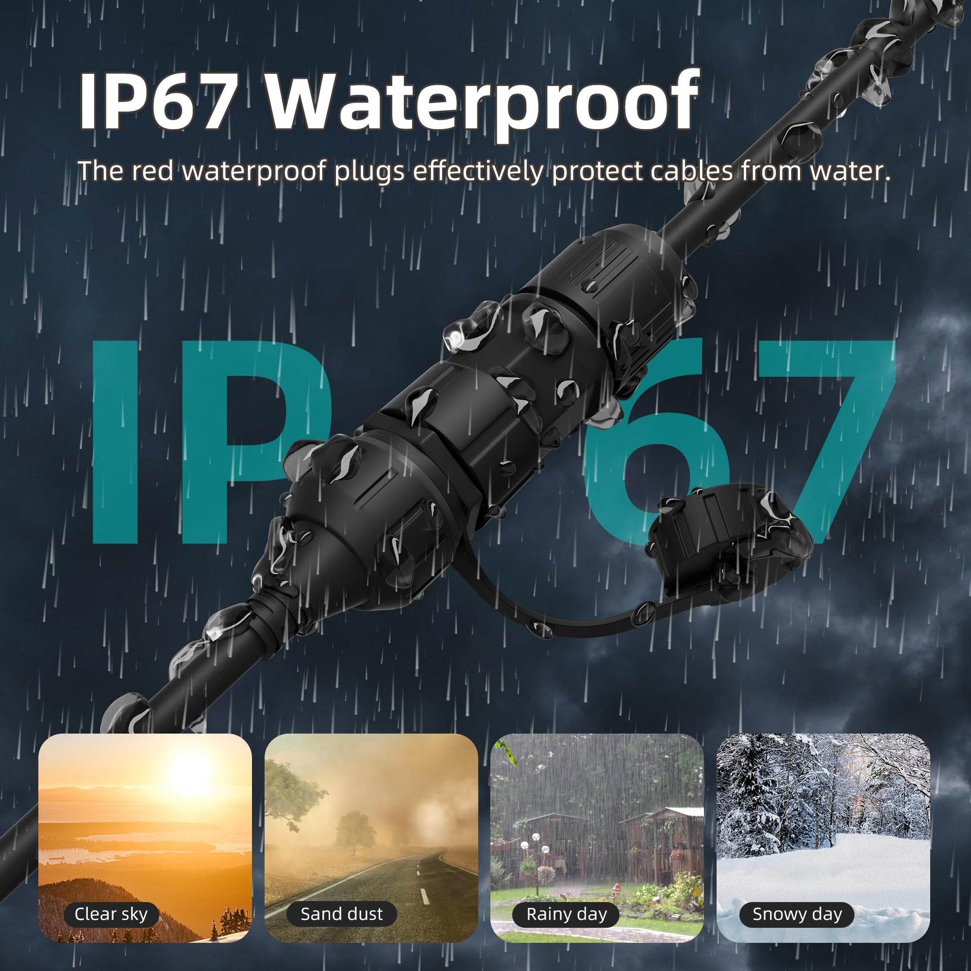 Adaptador Ethernet EAZUSE Starlink Gen 3 Mini Acoplador Impermeable