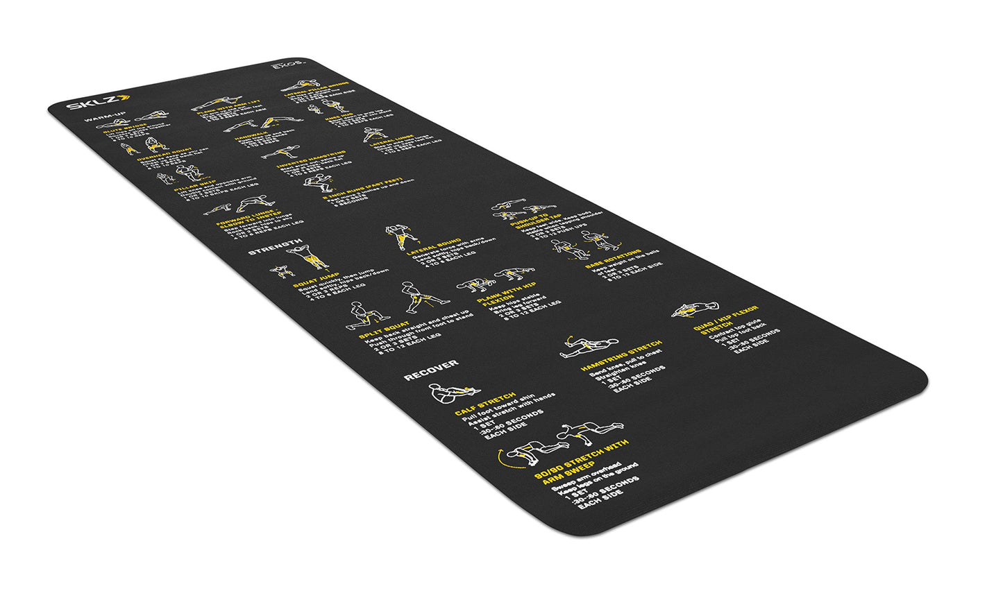 Tapete Deportivo Sklz Negro con Diseño Trainermat