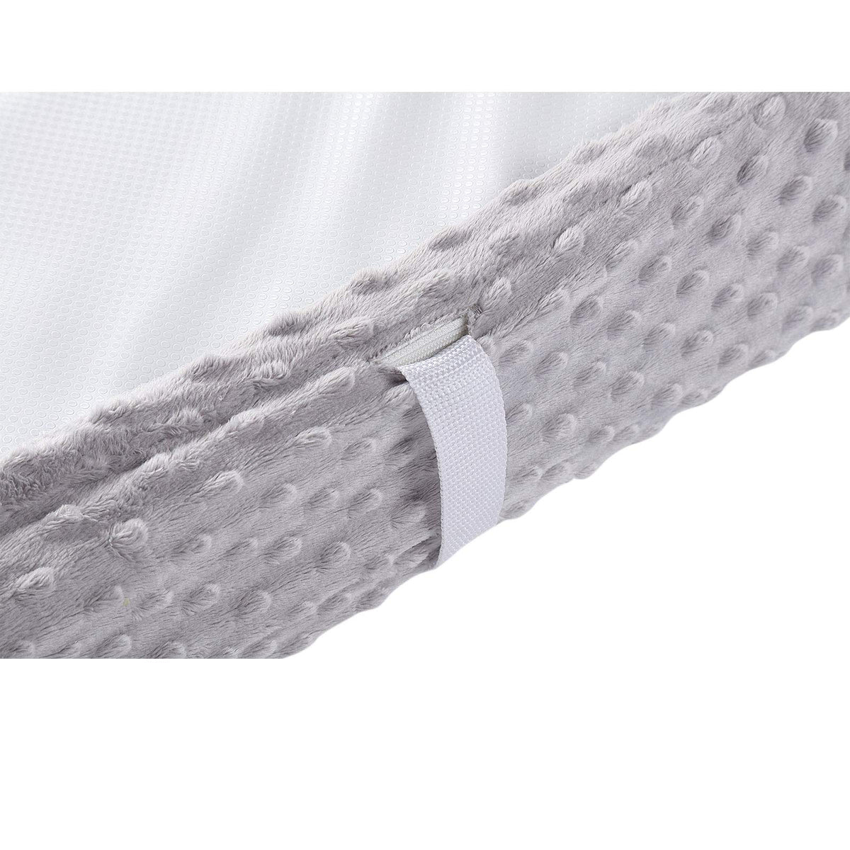 Cambiador de pañales para bebé, ultra suave, funda para cambiador de pañales, 100% algodón, sábanas para cambiar de mesa para bebés y niños, Cambio de cubierta de la almohadilla, Gris