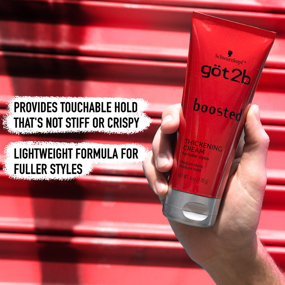 Got2b Boosted Thickening Cream, 6 oz