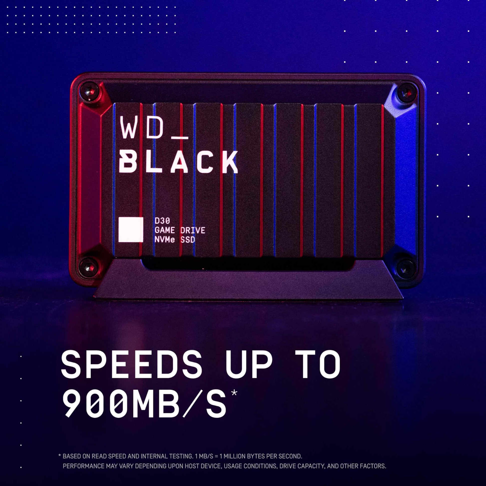 Unidad de Juego SSD WD_BLACK 1 TB Portable Compatible con Xbox y PC hasta 900 MB/s