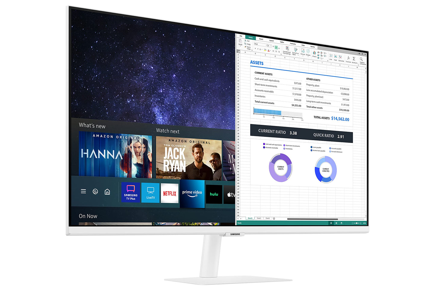 Monitor Samsung M5 27 Pulgadas FHD Inteligente con Transmisión TV Modelo 2021