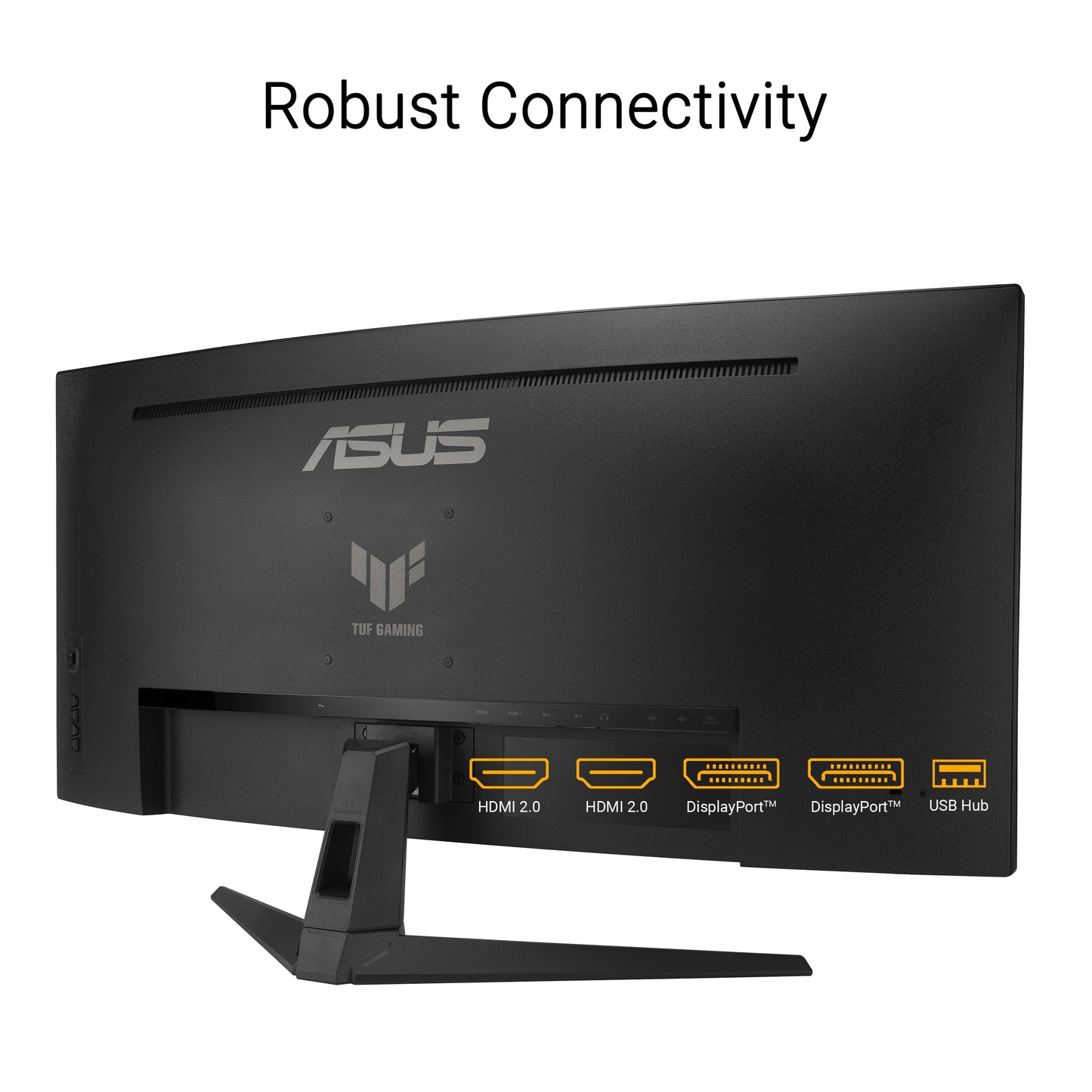 ASUS TUF Gaming Monitor curvado ultra ancho de 34 pulgadas (VG34VQ3B) – 21:9 QHD (3440 x 1440), 180Hz, 1ms, Extreme Low Motion Blur Sync, FreeSync Premium, altavoz, 90% DCI-P3, centro DisplayWidget