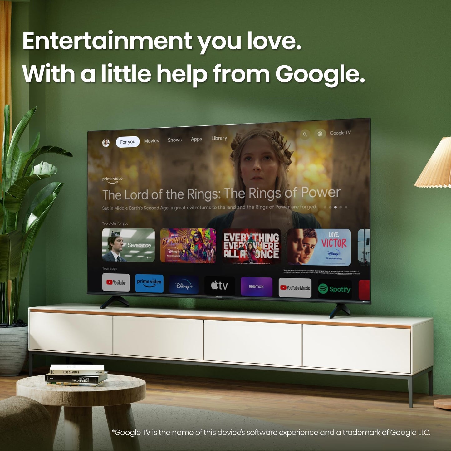 Hisense 32 pulgadas Clase A4 Series FHD 1080p Google Smart TV (32A4K) - DTS Virtual: X, modos de juego y deportes, Chromecast integrado, compatibilidad con Alexa