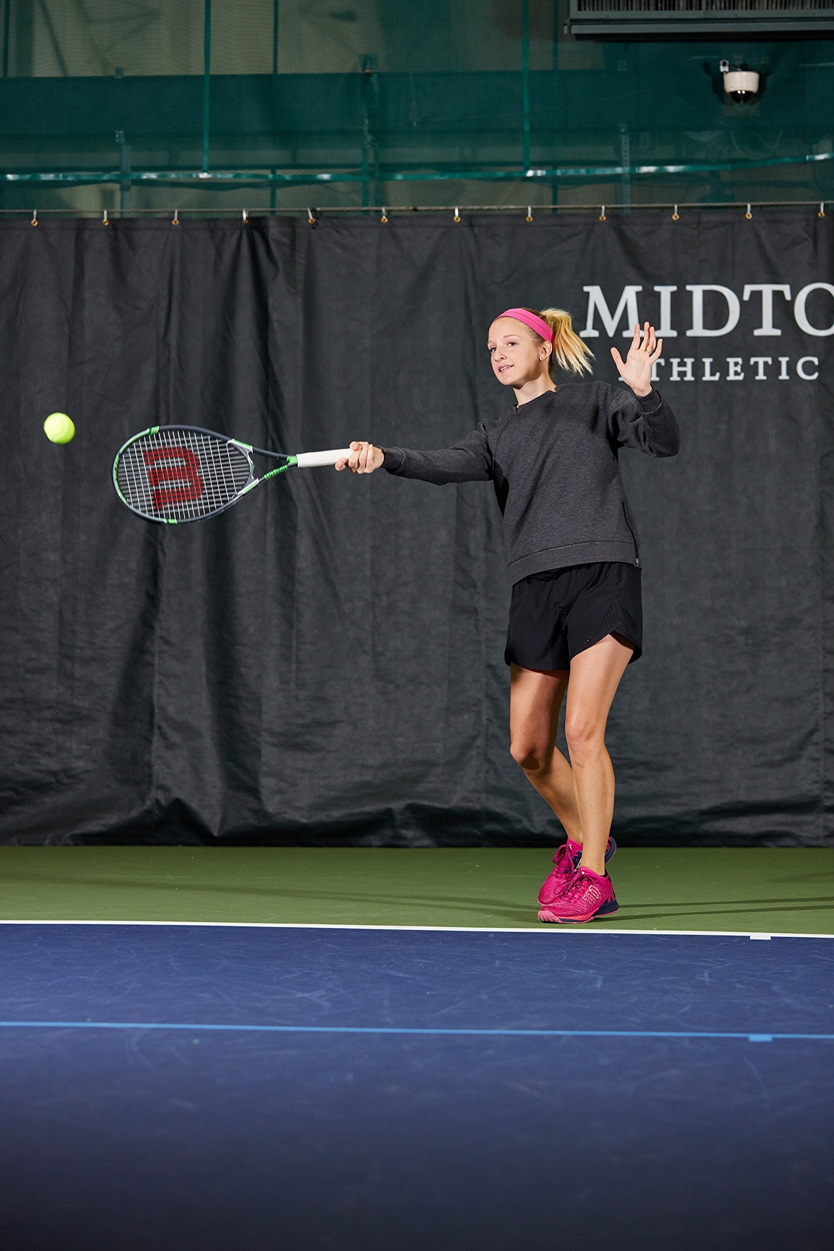 Raqueta de Tenis Wilson Negro Verde Tour Slam Strung