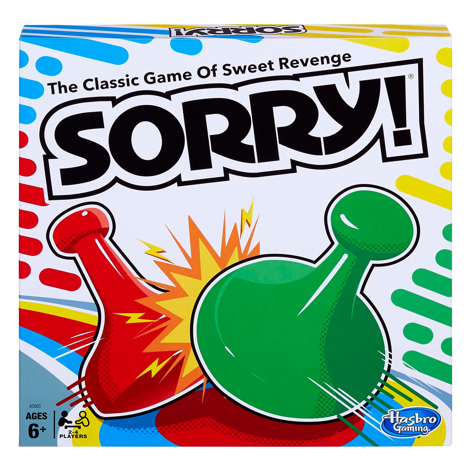 Juego Sorry! Hasbro Multicolor Versión Clásica para Niños