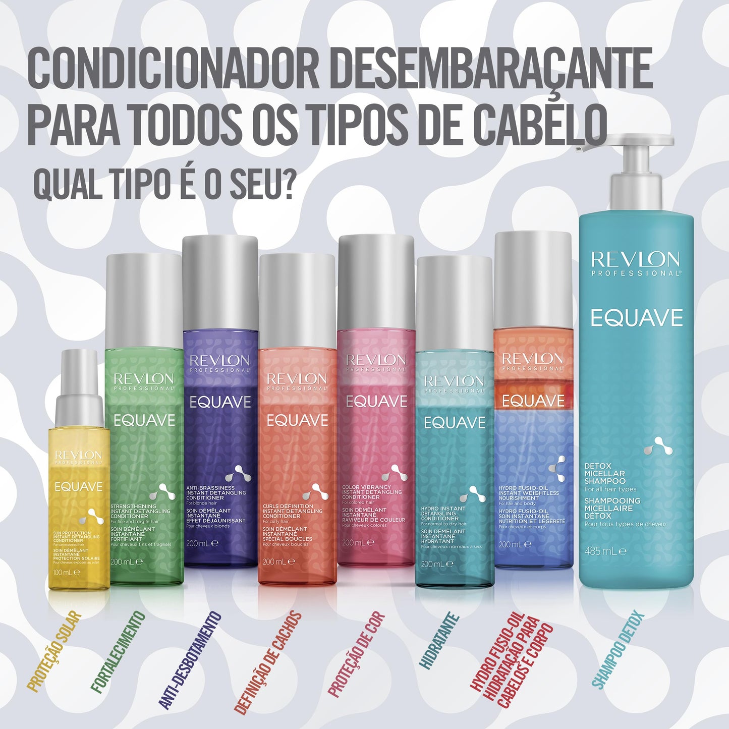 REVLON PROFESSIONAL EQUAVE ACONDICIONADOR BIFÁSICO SIN ACLARADO PARA CABELLO RIZADO 200ml