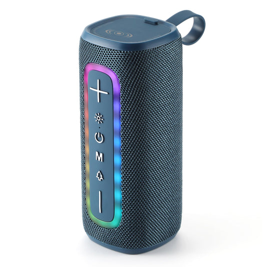 CONTROL EXPERT Bocina Bluetooth, Portátil, Puerto USB, Sonido Estéreo (Azul)