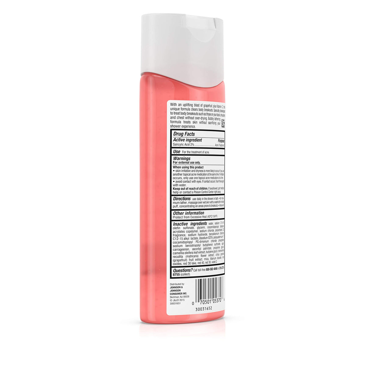 Neutrogena Body Clear Body Wash, Pink Grapefruit, 8.5 Ounce