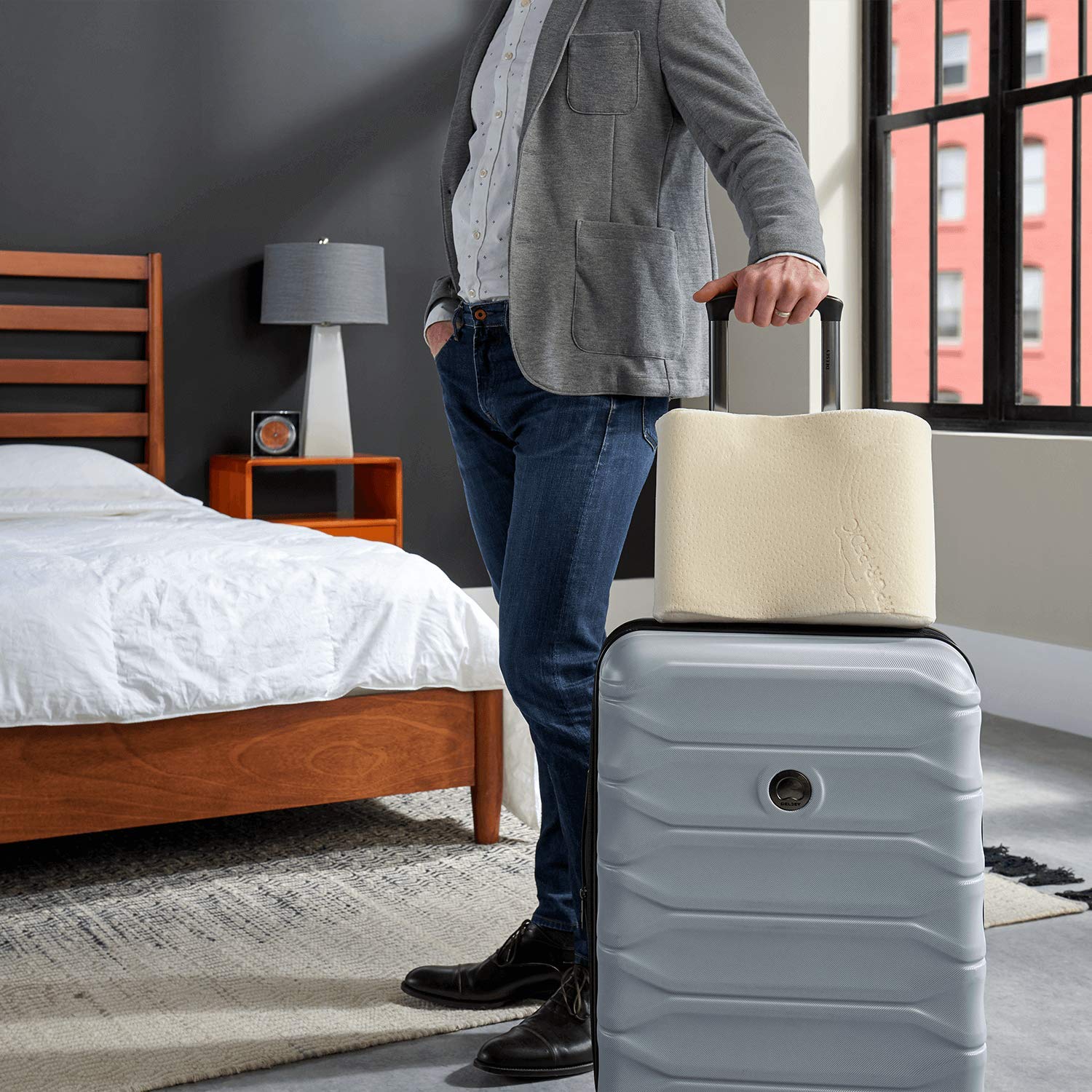 Almohada Para Cuello Tempur-Pedic Blanco Para Viajes