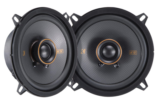 Sistema de Altavoces Coaxiales KICKER 51KSC504 Negro 2 Vías Woofer 5.25" Tweeters Seda 75W RMS