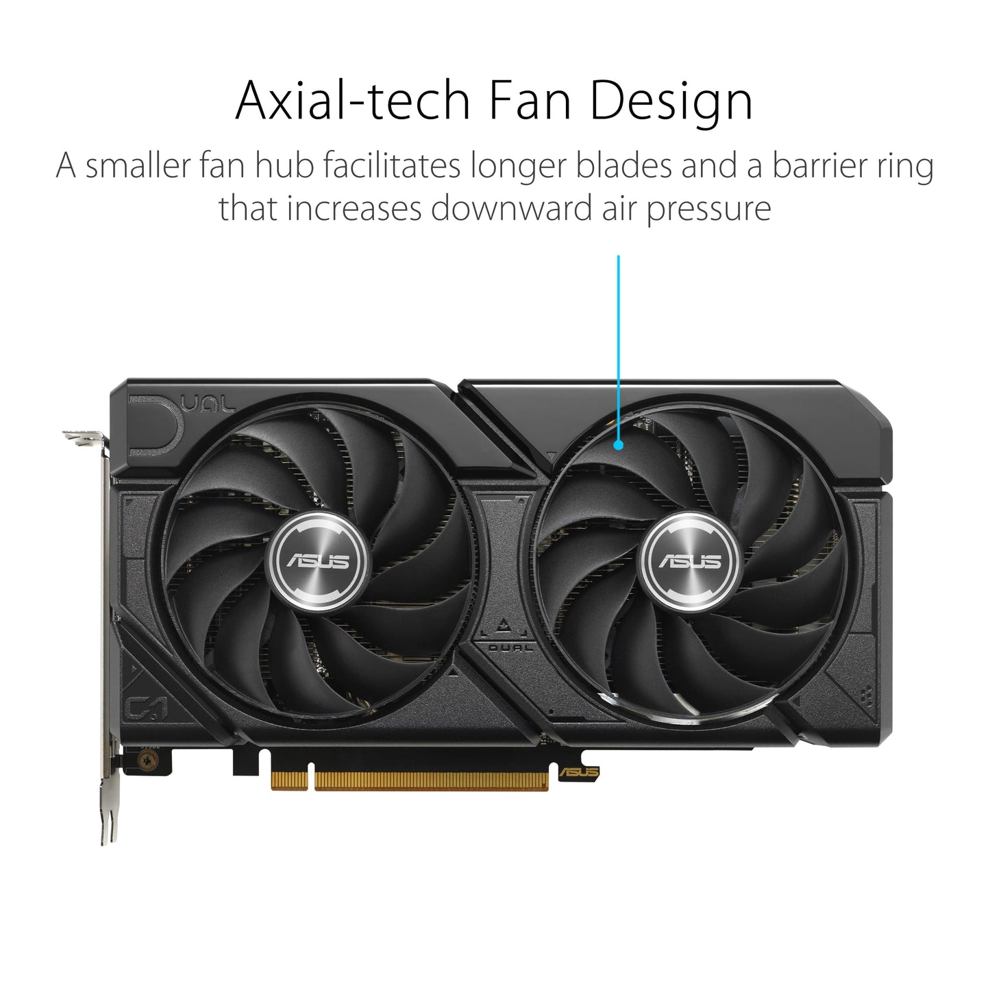 Tarjeta Gráfica ASUS Radeon RX 7600 EVO OC Blanca con 8GB GDDR6 para Desempeño Mejorado