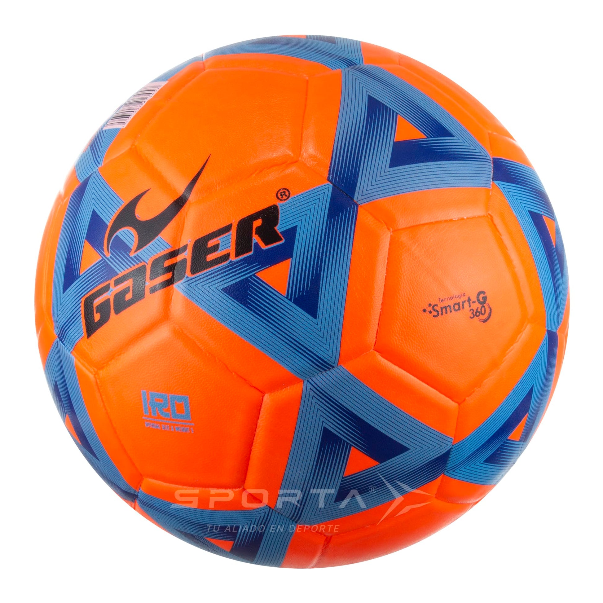 Gaser Balon de Futbol Soccer Laminado Medida Oficial # 5 Fosfo IRO (Naranja)