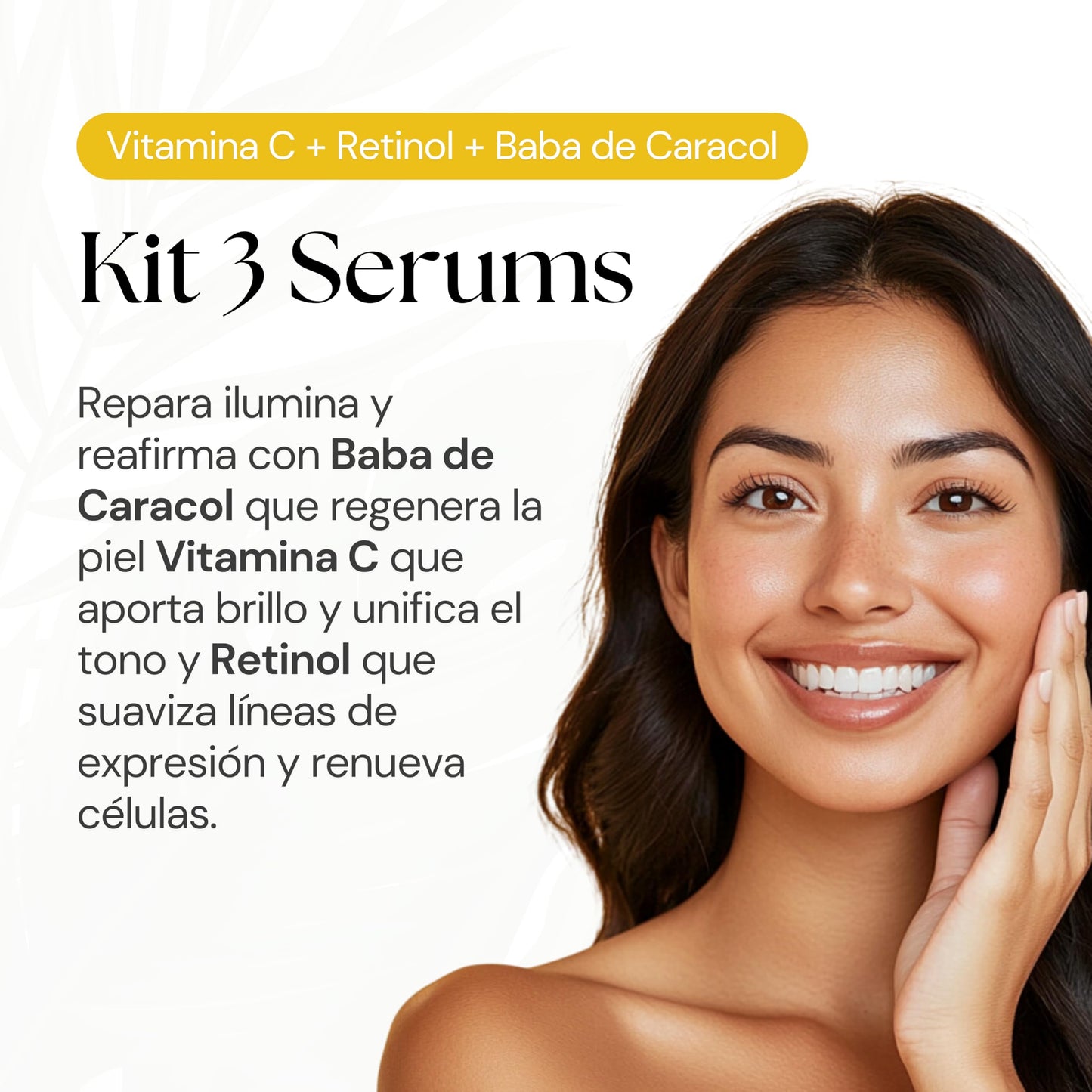Sqin Luxiena Kit Skin Care 3 Serums Faciales Día y Noche: Vitamina C 2%, Retinol 0.15% y Baba de Caracol 96% . Hidratante Facial, Suero Facial Anti manchas con Vitamina C + E, Serum Profesional Antiarrugas + Antioxidante. Set Antienvejecimiento.