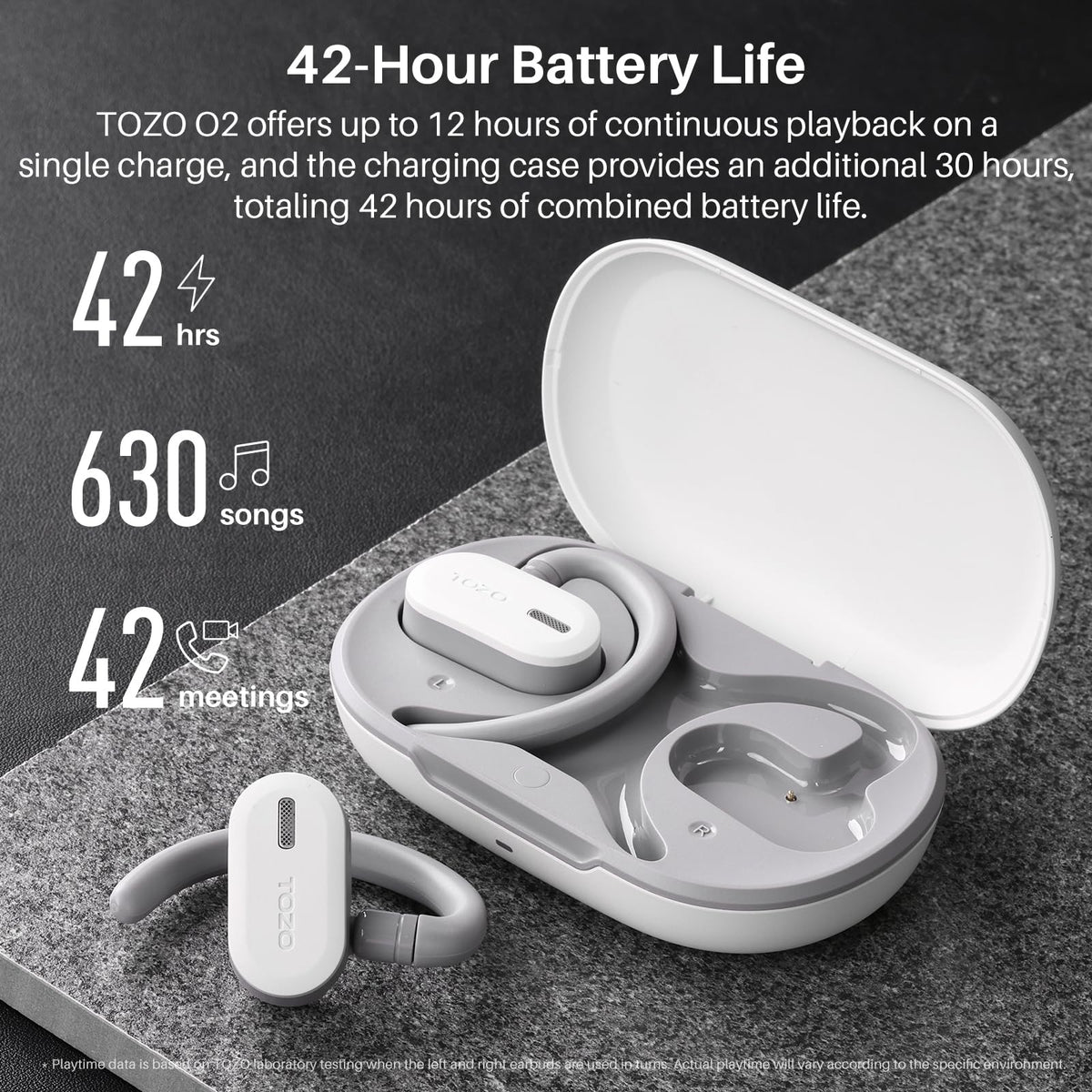 Auriculares Inalámbricos TOZO O2 Rosa con Ajuste Multiángulo y Diseño de Doble Eje para Comodidad Duradera
