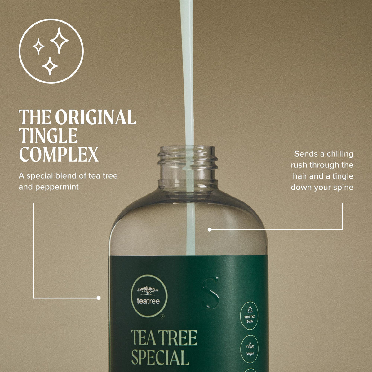 Tea Tree Special Champú, Limpieza Profunda, Refresca el Cuero Cabelludo, Para Todo Tipo de Cabello, Especialmente Cabello Graso, 1000 ml