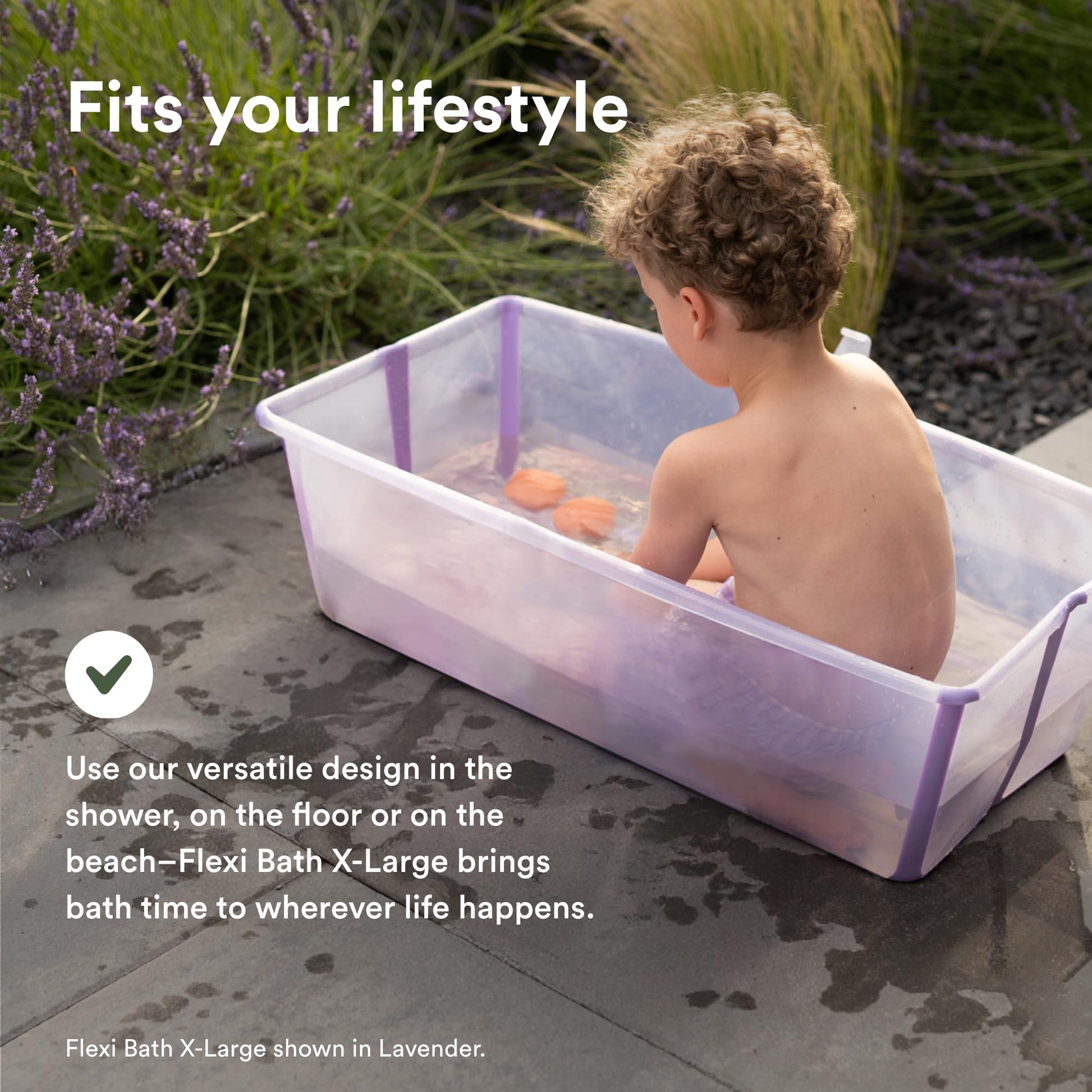 Bañera Stokke Flexi Bath XL, Mickey Celebration - Bañera plegable para bebé - Ligera, duradera y fácil de guardar - Práctica para usar en casa o de viaje - De o a 6 años