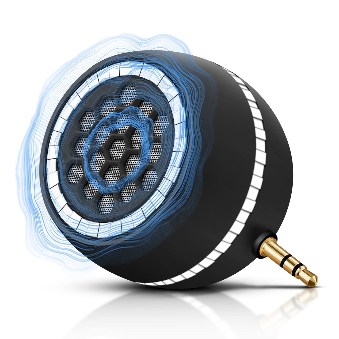 FIYAPOO Mini altavoz portátil, altavoz de 3 W para teléfono celular con interfaz de audio AUX de 3,5 mm para smartphone/tablet/computadora