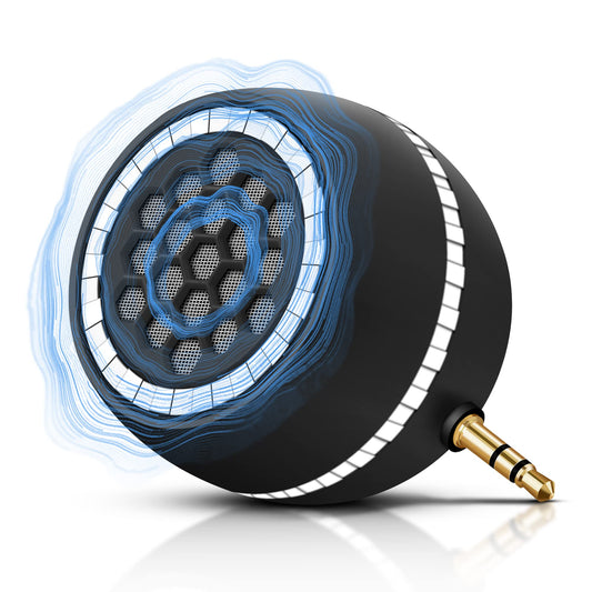 FIYAPOO Mini altavoz portátil, altavoz de 3 W para teléfono celular con interfaz de audio AUX de 3,5 mm para smartphone/tablet/computadora