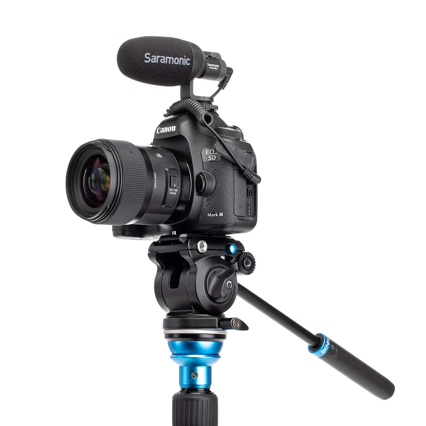 Benro Aero 2 Pro Aluminum Travel Video Tripod with Flip Locks