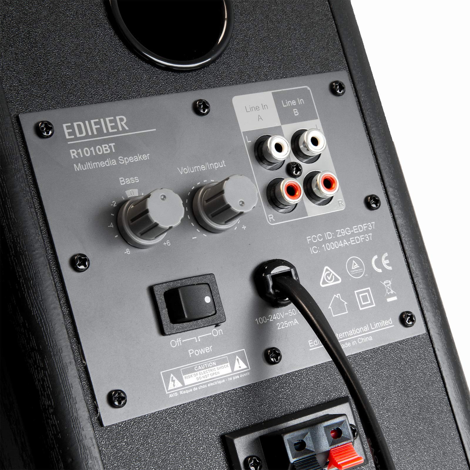 Edifier R1010BT Altavoces Activos de estantería Bluetooth de 4 Pulgadas - Altavoces 2.0 para Ordenador - Altavoces Monitor de Estudio Activos - Color Negro