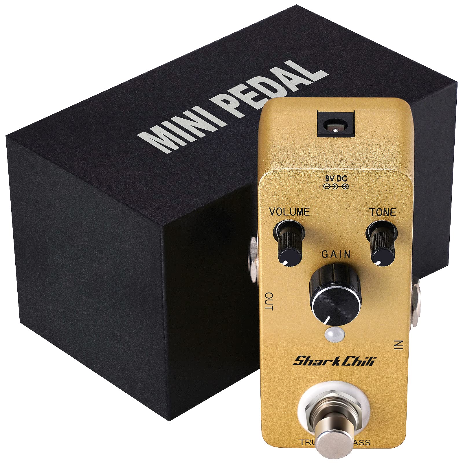 Efecto Único para Guitarra Eléctrica SharkChili Bypass Verdadero Fuzz