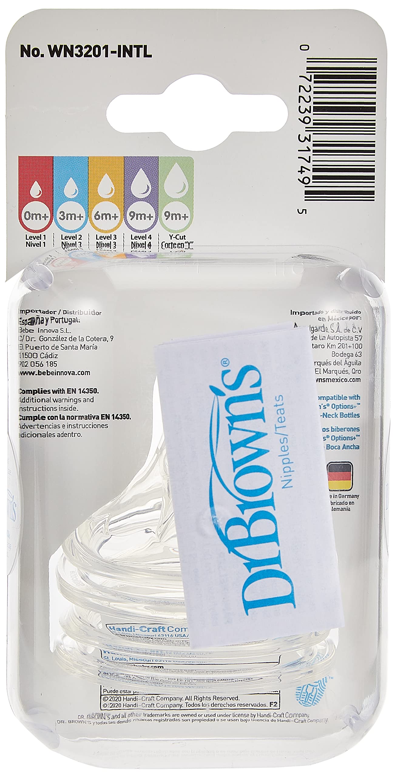 Tetina Ancha Dr. Brown's Options+ Nivel 3