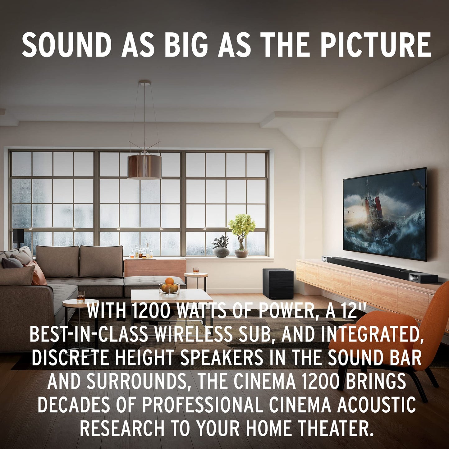 Klipsch Cinema 1200 5.1.4 Dolby Atmos Barra de Sonido y Sistema de Sonido Envolvente