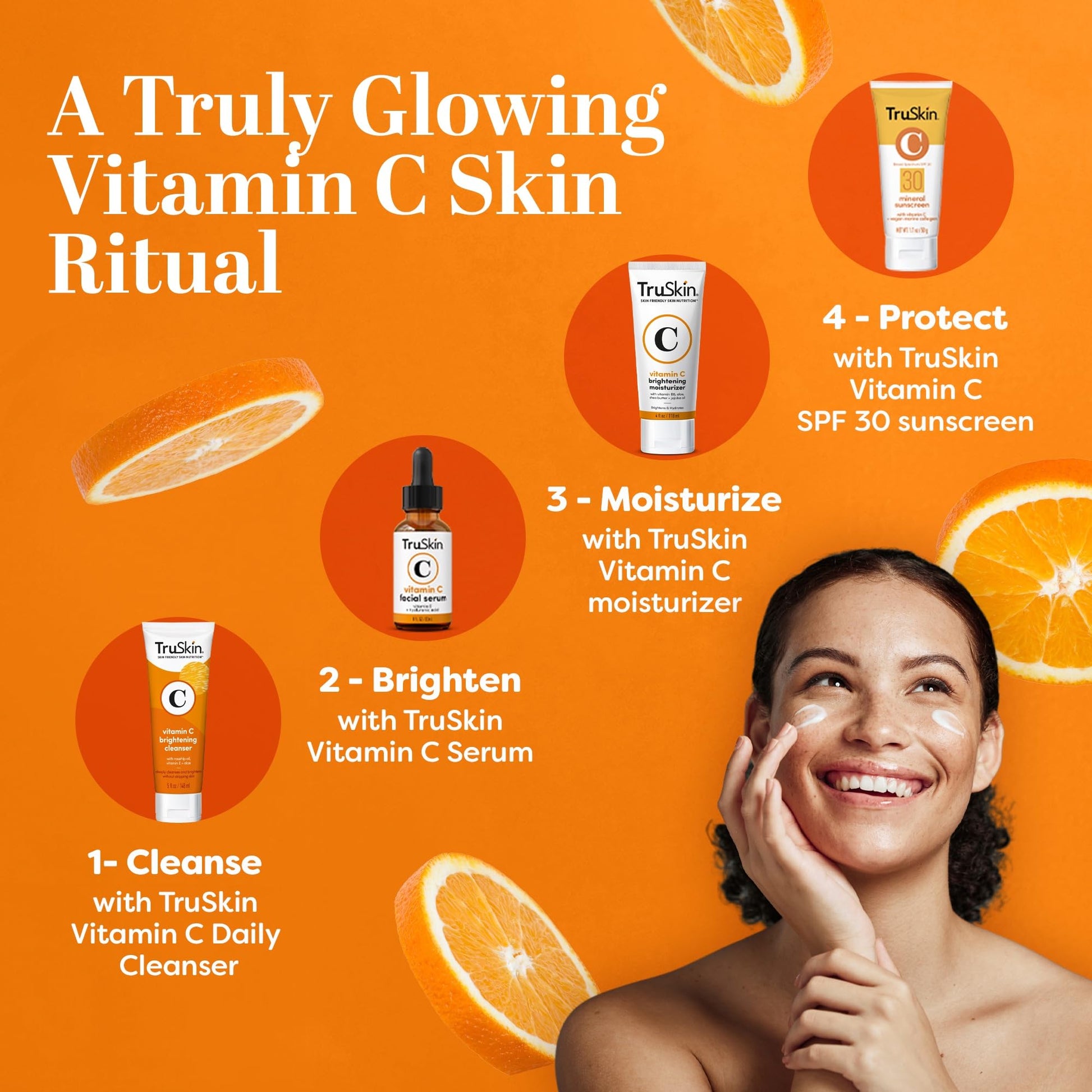 BEST Vitamin C Moisturizer Cream for Face - [BIG 4-OZ] - For Wrinkles, Age Spots, Skin Tone, Firming, and Dark Circles. 4oz