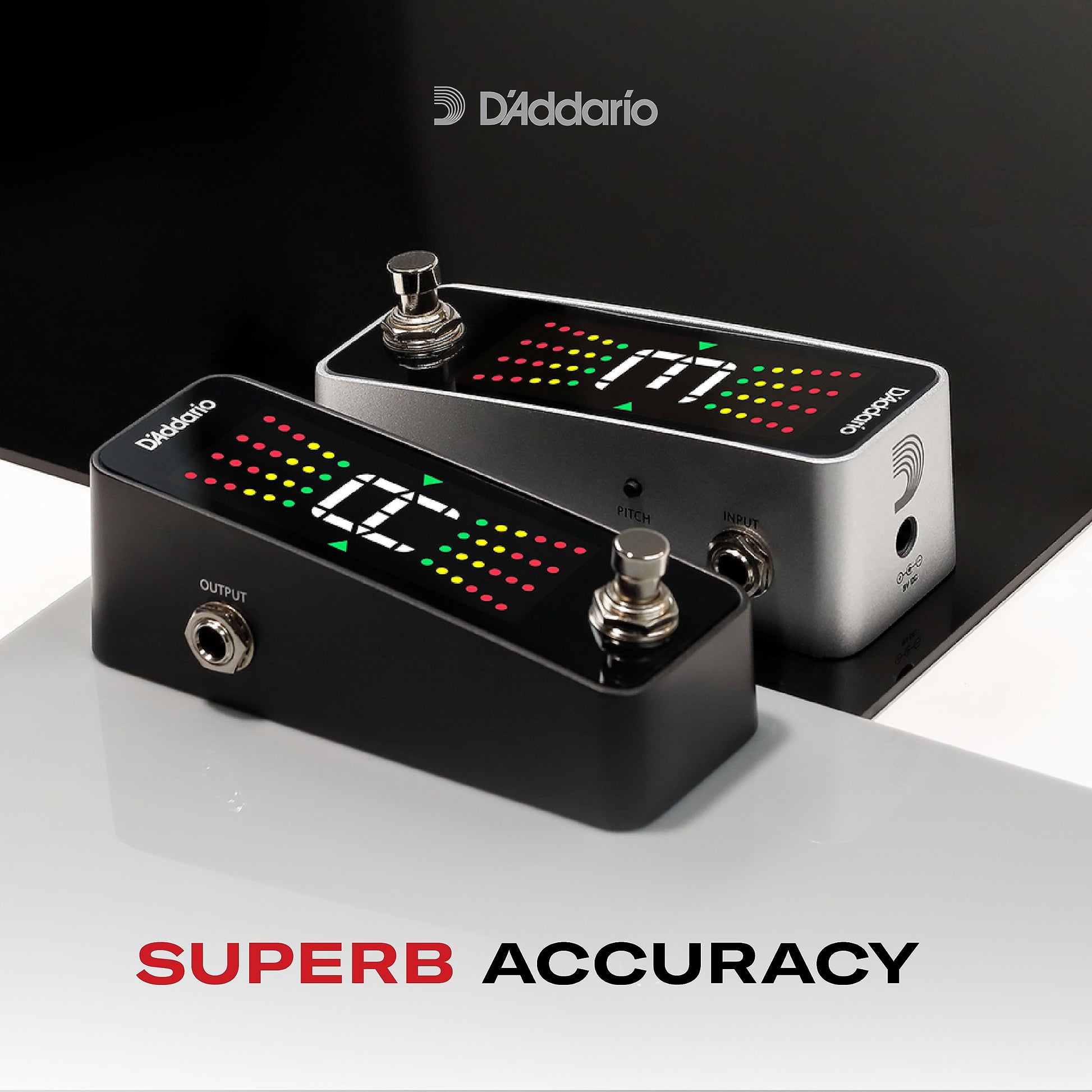 D'Addario Accessories | PW-CT-20 Chromatic Pedal Tuner