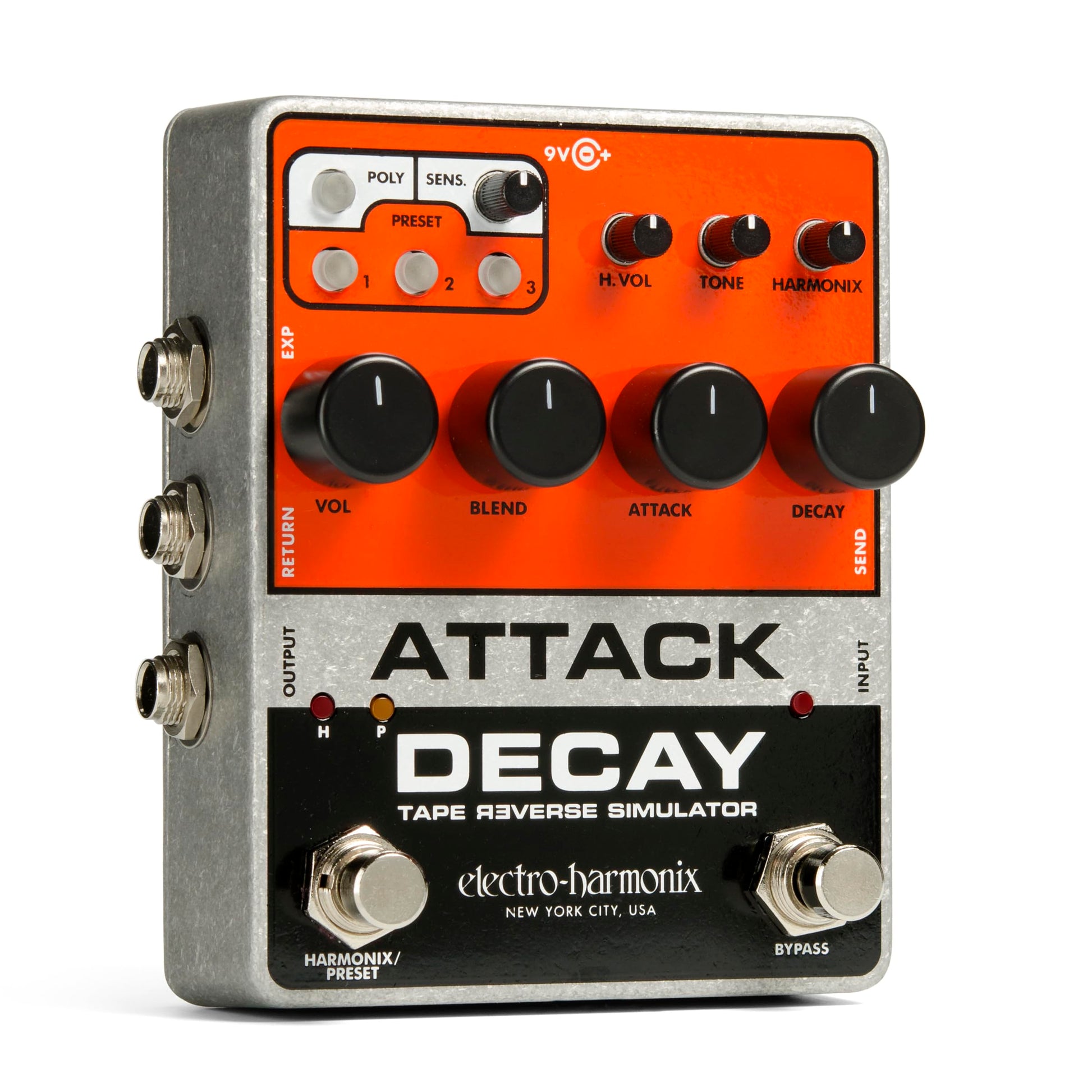 Pedal Simulador Inverso Electro-Harmonix Attack Decay Tape