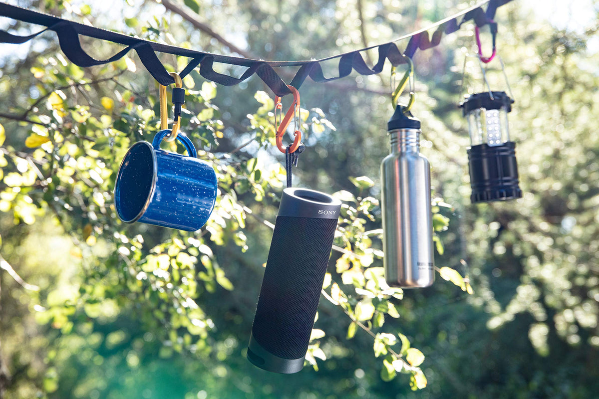 Altavoz Bluetooth Inalámbrico Sony Negro Súper Portátil e Impermeable con Graves Adicionales