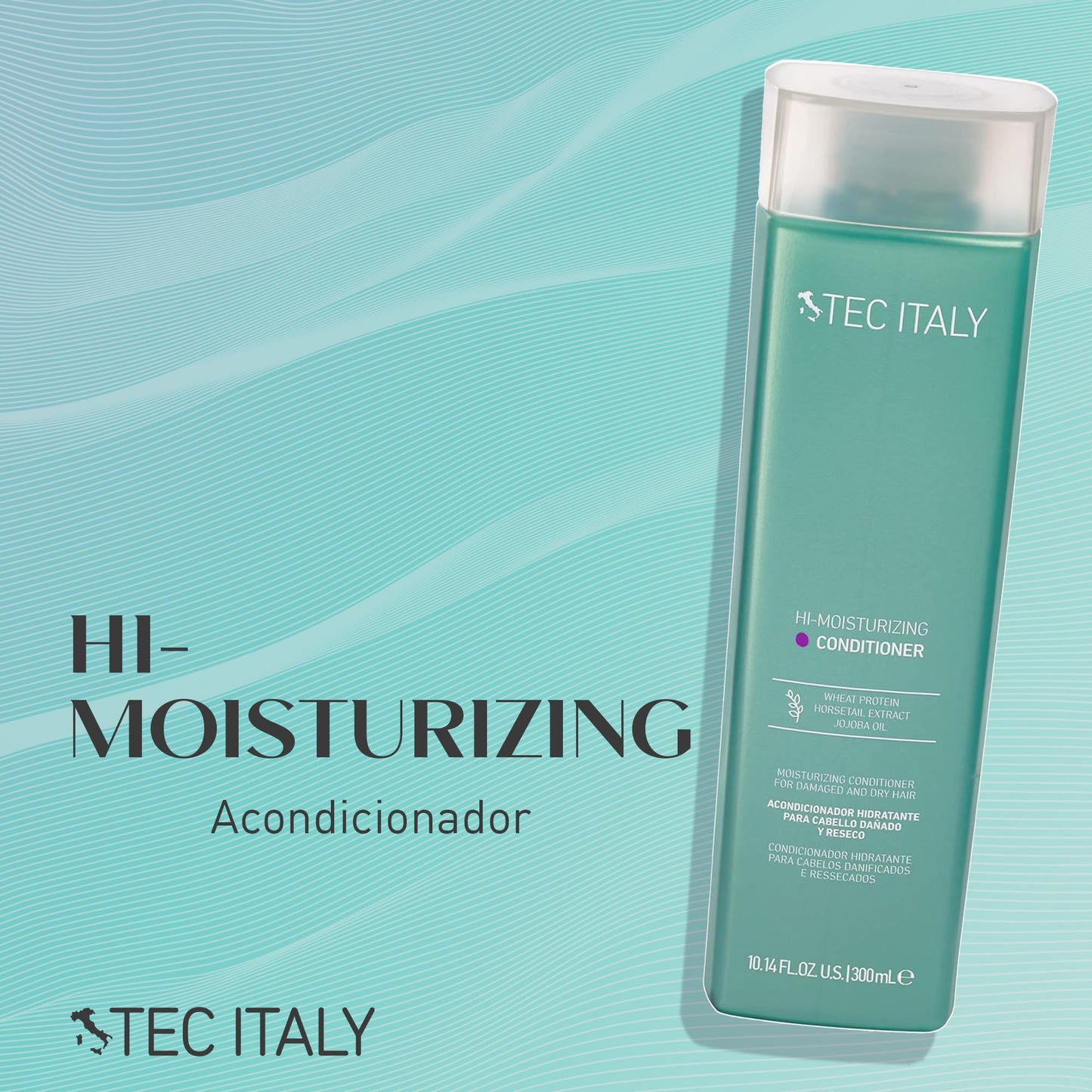 TEC ITALY Hi Moisturizing Conditioner Acondicionador Suavidad Capilar 300 g