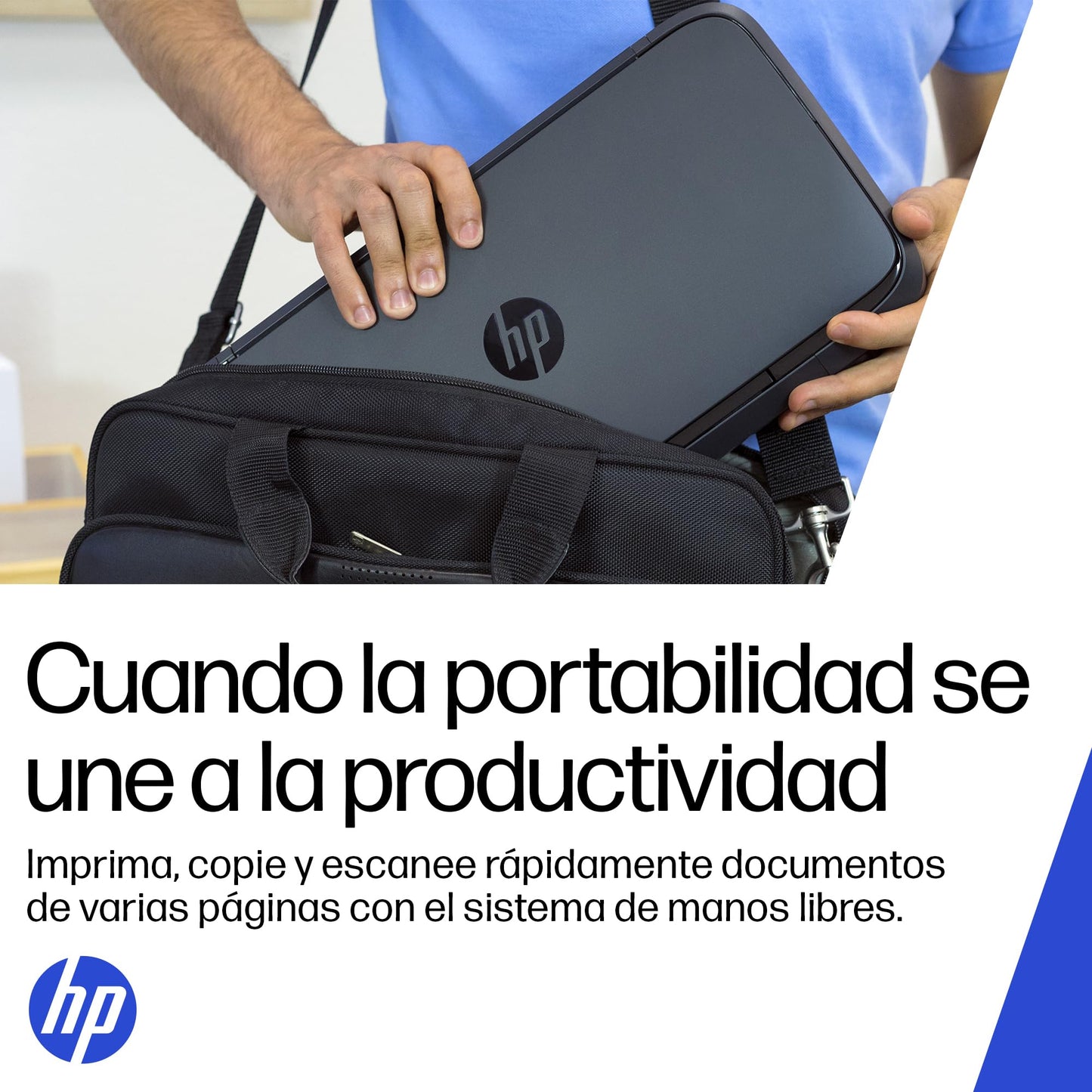 HP Impresora OfficeJet 250 Portátil, Todo-En-Uno, Color, Wi-Fi, Bluetooth, Smart App, Imprime, Copia y Escanea, Negro (CZ992A)