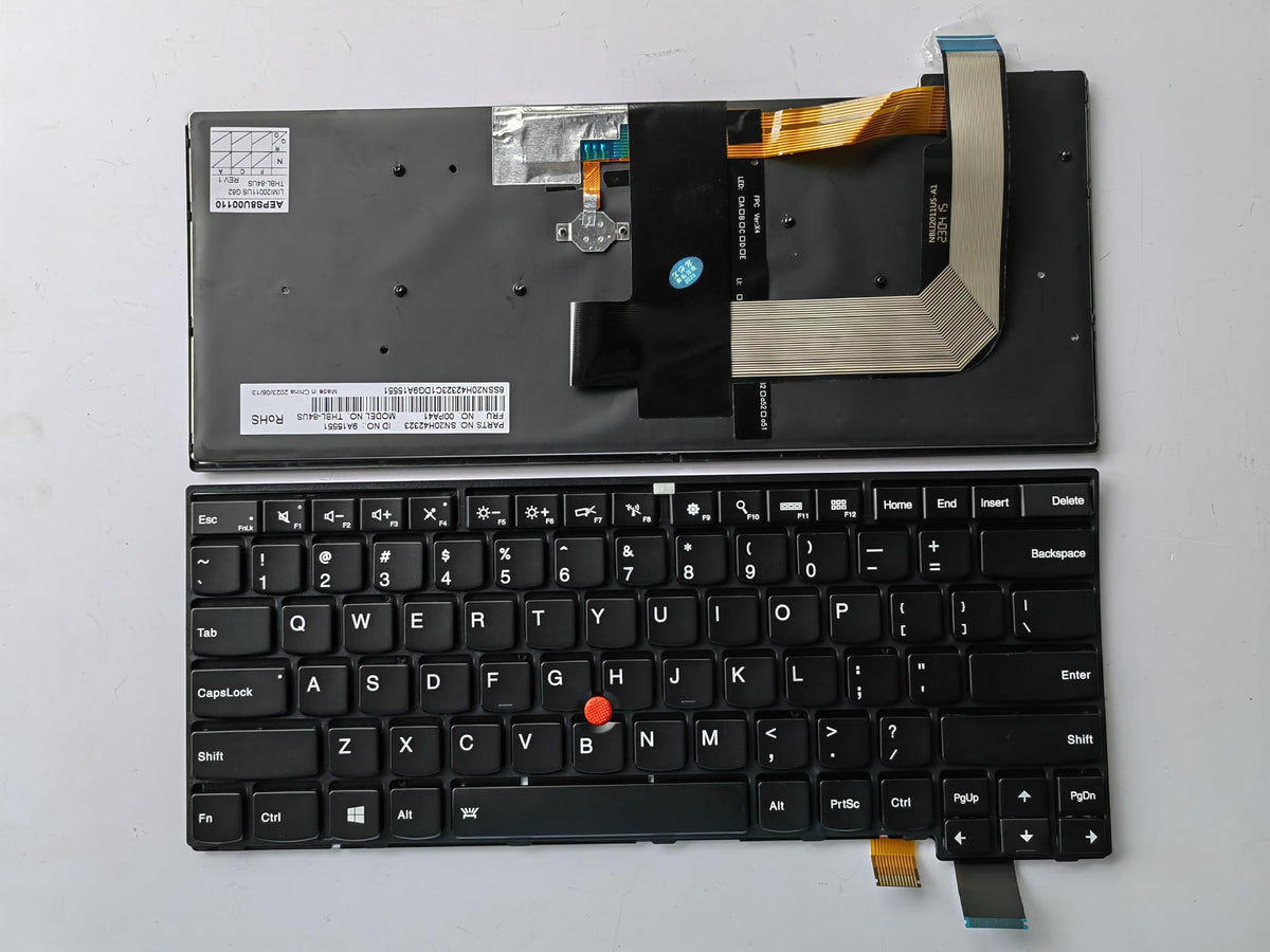 Teclado de Repuesto Lenovo ThinkPad Negro Retroiluminado con TrackPoint y Marco