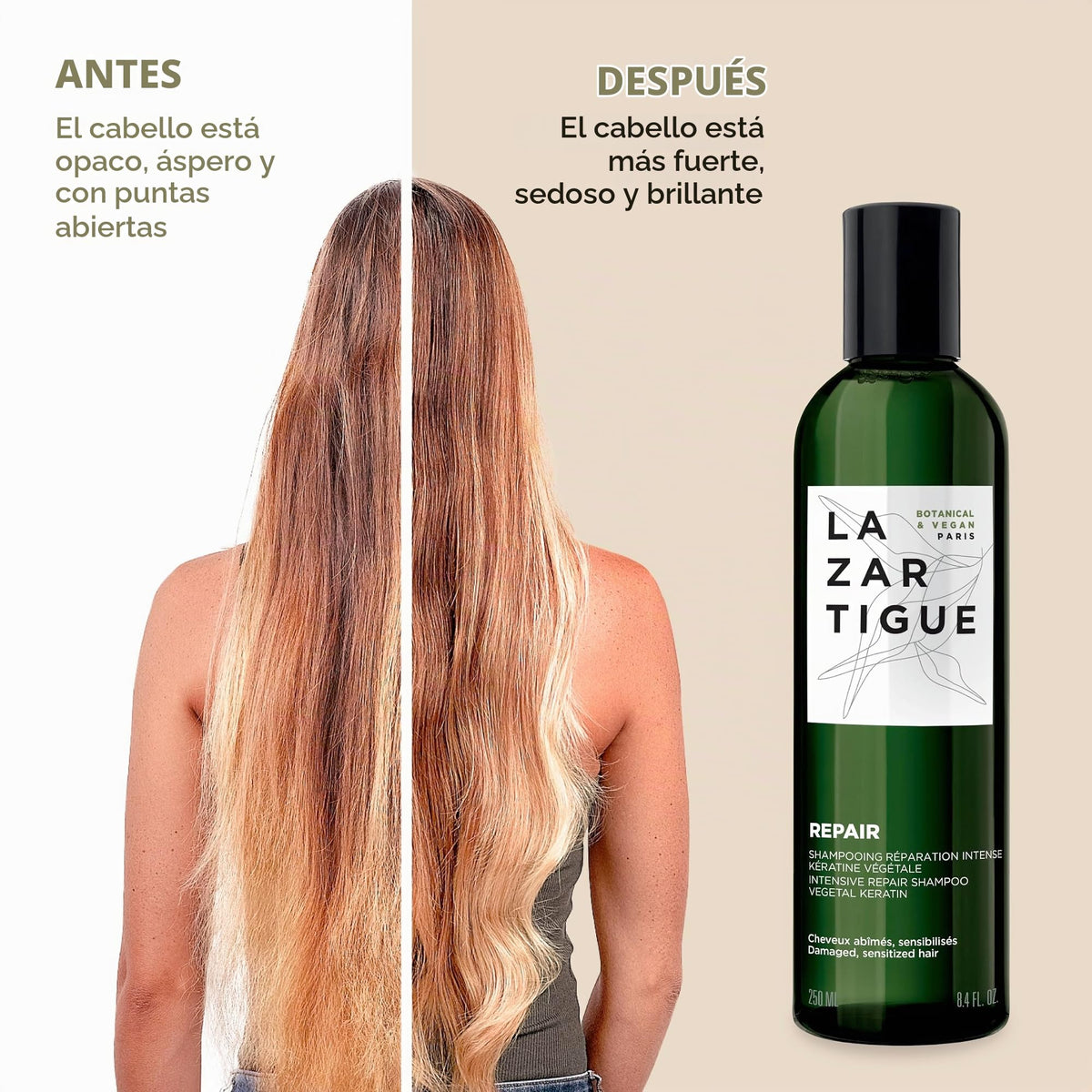 Lazartigue Repair Shampoo For Women 8.4 oz Shampoo
