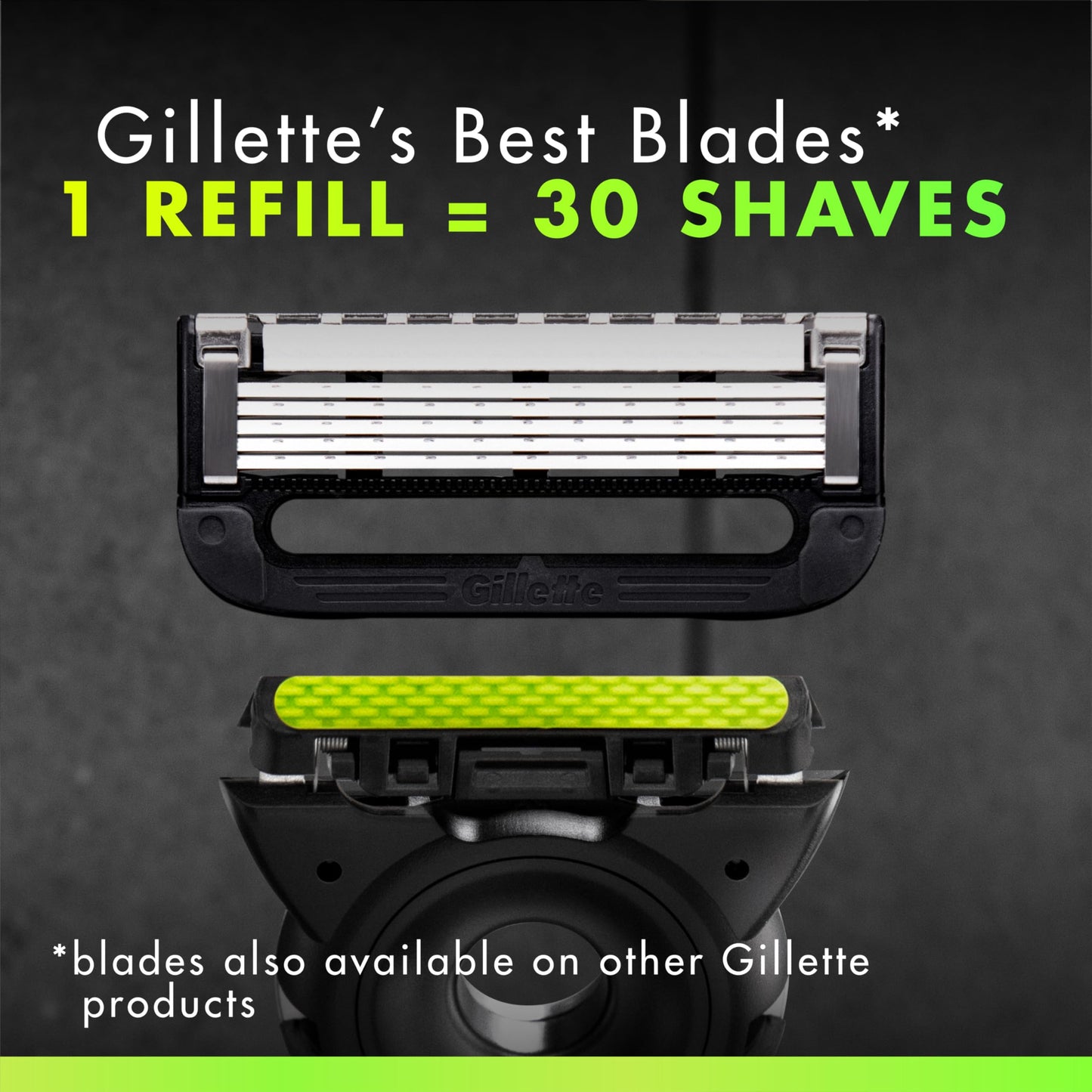 GilletteLabs with Exfoliating Bar by Gillette Men's Razor Set - 1 Shower Hook, 1 Handle, 2 Razor Blade Refills, Shower Hook, Silver and Black, Razors for Men, Mens Razors