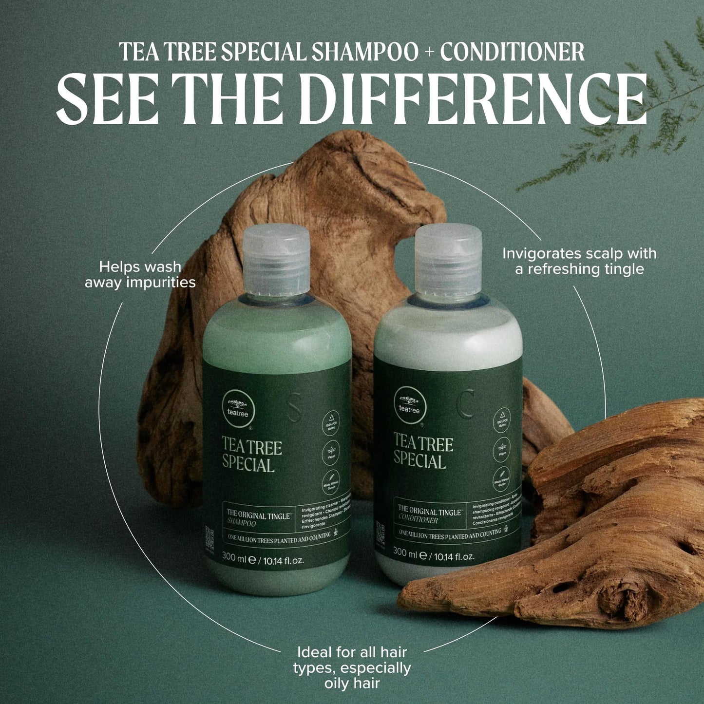 Tea Tree Special Acondicionador, Desenreda, Suaviza y Alisa, Para Todo Tipo de Cabello, 1000 ml